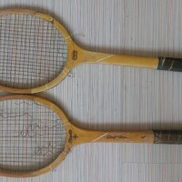 Ретро дървени тенис ракети, снимка 1 - Тенис - 42297054