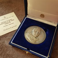 Италианска сребърна монета медал Джузепе Джоакино Бели, снимка 2 - Нумизматика и бонистика - 41482688