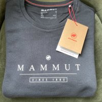 Дамска памучна блуза Mammut Core ML Crew, черна, размер М и XL, снимка 4 - Блузи с дълъг ръкав и пуловери - 42355146