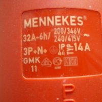 MENNEKES 32A MALE, снимка 2 - Други машини и части - 34308941