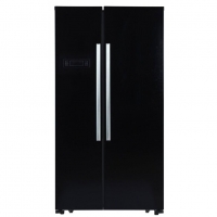 Хладилник с фризер Finlux SBS-959B , 529 l, F , No Frost , Черен, снимка 1 - Хладилници - 36083186