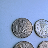 4 бр Сребърна Монета Монети 1 Гулден 1958 1965 1966 1967, снимка 7 - Нумизматика и бонистика - 40500449