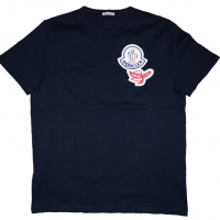 Moncler - мъжка тениска, размер М, снимка 1 - Тениски - 36256994