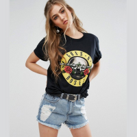  Дамска тениска Guns N' Roses принт различни модели, снимка 1 - Тениски - 28184278