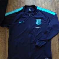 Nike FCB - страхотно мъжко горнище КАТО НОВО, снимка 5 - Спортни дрехи, екипи - 39458443