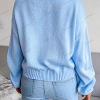 Дамски моден пуловер Baiyun, 3цвята - 023, снимка 13 - Блузи с дълъг ръкав и пуловери - 41914431
