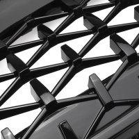 Бъбреци Решетки за BMW 5-та Серия E60 / E61 (2003-2010) 1 Diamond Style Черен Гланц, снимка 7 - Аксесоари и консумативи - 40832434