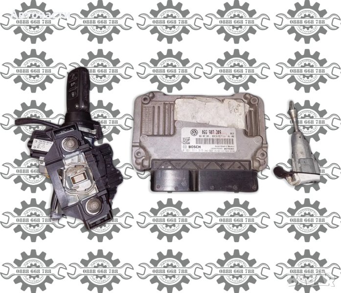 Компютър двигател с контактен ключ - Volkswagen Jetta - 2.0 L - (2011 г.+) - BOSCH - ME17.5.6, снимка 1