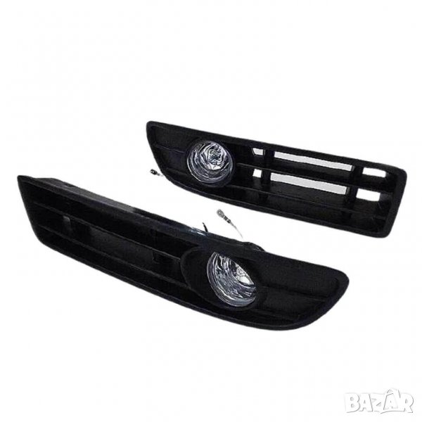 Комплект халогени с решетки LED за Volkswagen Bora Jetta 1999-2005, снимка 1