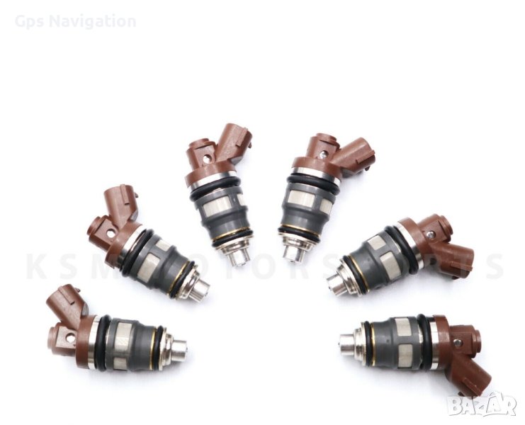6 горивни инжектора за TOYOTA 850cc, Denso Supra 2JZ 1JZ GTE 1J 2J, снимка 1