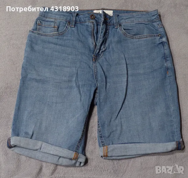 Къси дънкови панталони Springfield - Size W30 Slim, снимка 1