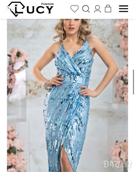 Луксозна рокля “ЛУСИ”, снимка 1