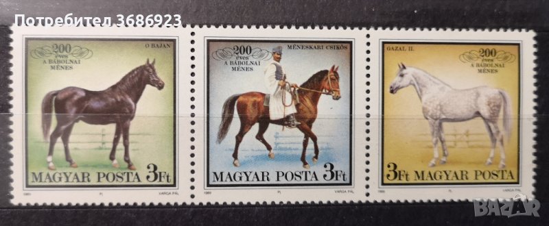 Коне-Унгария 1989г, снимка 1