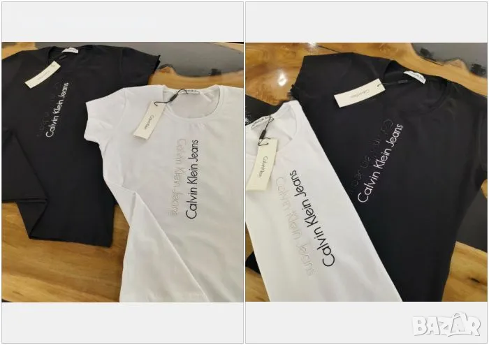 Calvin Klein Дамска Тениска👚Дамска Блуза С Къс Ръкав Келвин Клайн - 2 Налични Цвята Код A516, снимка 1