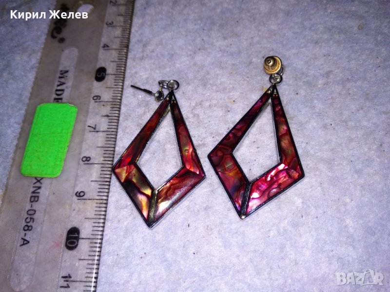 ЕФЕКТНИ РОЧБОИДНИ СРЕБРИСТИ ВИНТИДЖ ОБЕЦИ СЕДЕФЕН ТИП от БЛАГОРОДНА СТОМАНА МНОГО КРАСИВИ 37012, снимка 1