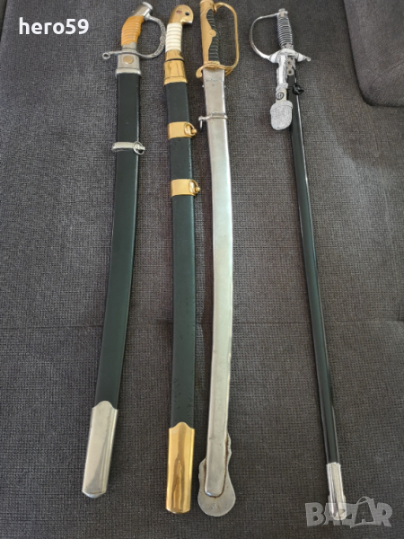 Няколко саби от ВСВ и една Царска Русия/катана,нож, кортик,кинжал/, снимка 1