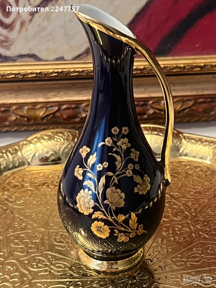 Ръчно изработена ваза Royal KPM, снимка 1
