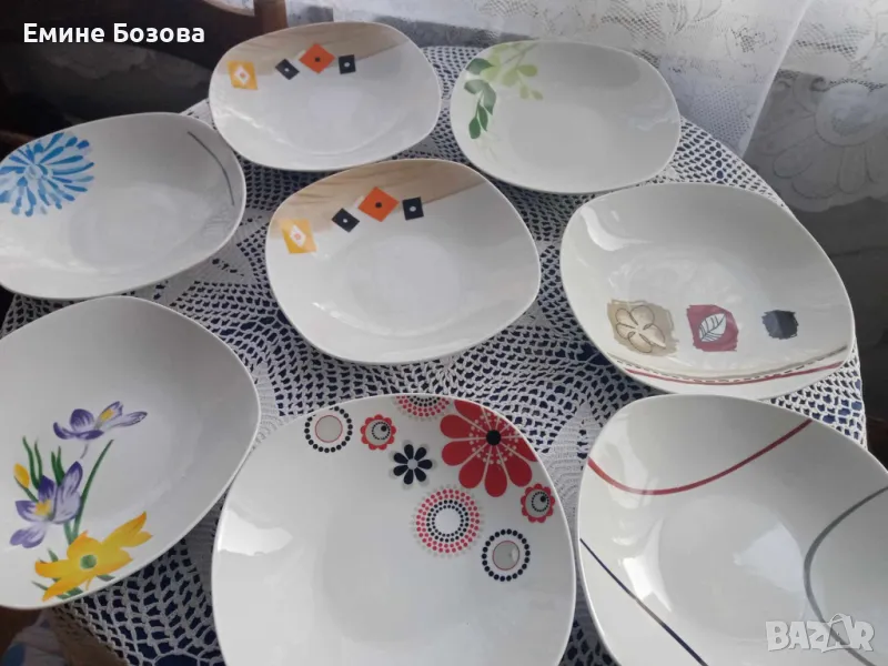порцеланови чинии, снимка 1
