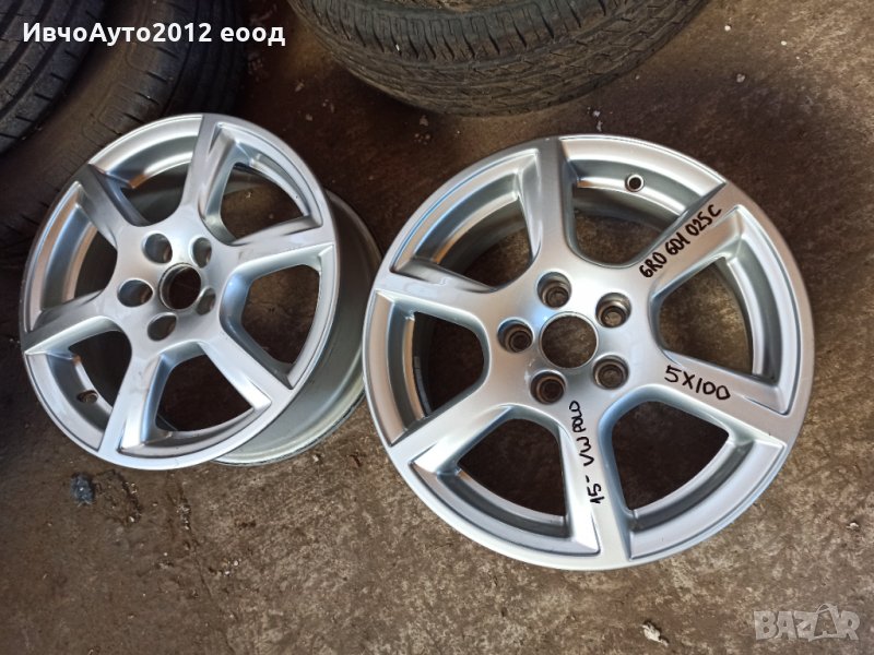 Алуминиева джанта 15 оригинална vw polo, снимка 1