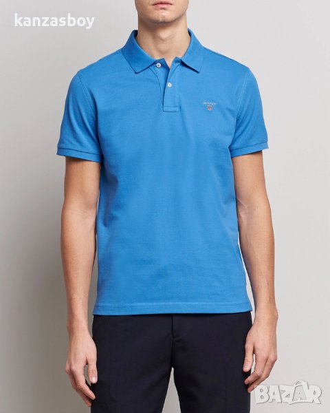 GANT The Original Polo Day Blue - страхотна мъжка тениска КАТО НОВА 2ХЛ, снимка 1