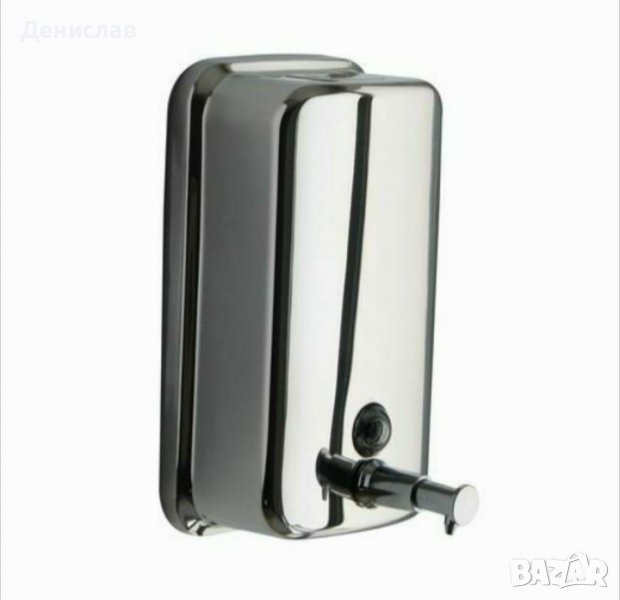 Метален дозатор за течен сапун, снимка 1