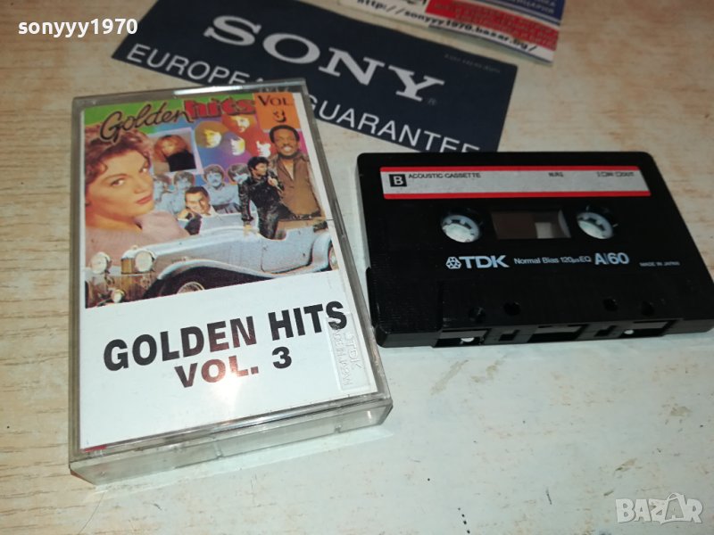 GOLDEN HITS 3 TDK-КАСЕТА 0108231625, снимка 1