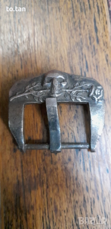 Сребърен бъкъл за часовник, снимка 1