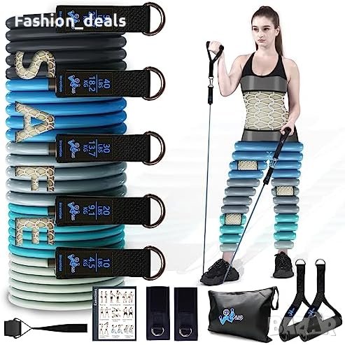 Нов Комплект тренировъчни ленти за фитнес/ Мъже Жени Спорт, снимка 1