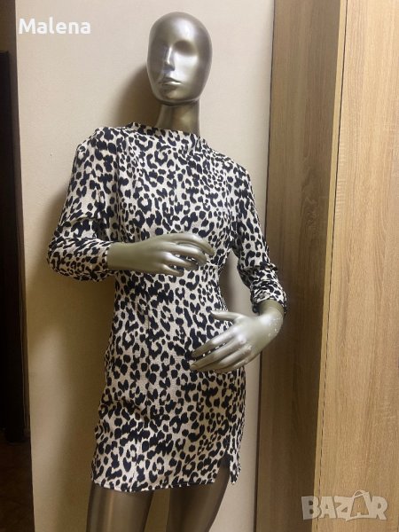 Дамска тигрова рокля на zara !, снимка 1