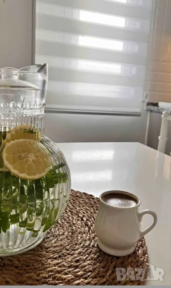 Щори ECD  Ролетни, Текстилни, Двойни, Без пробиване, Включен монтажен материал, Бял,Сив ,Бежов, снимка 1