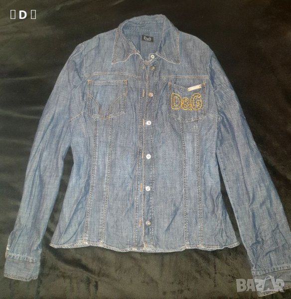 Dolce &GABBANA  оригинална дънкова риза S- M, снимка 1