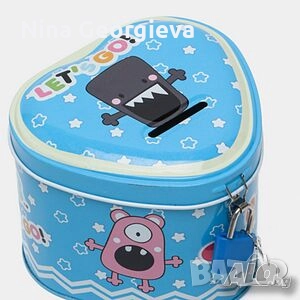 Детска метална касичка Let’s Go!, снимка 1