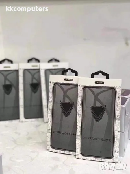 Стъклен screen protector Golden Armor Privacy за iPhone 15 / 16 6.1 / Черен / Баркод : 2402583, снимка 1