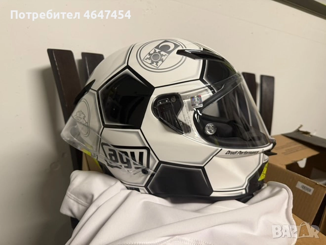 Каска AGV VALE Pista GP RR Catalunya 2008 L 59-60, снимка 1