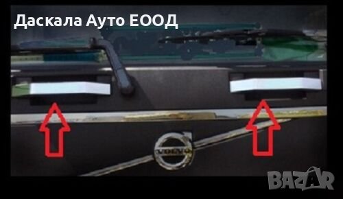 Декорации 3D за ръкохватки под предно стъкло за Volvo FH4 2013-2020г., снимка 1