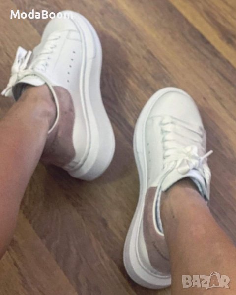 Alexander McQueen Естествена кожа и велур , снимка 1