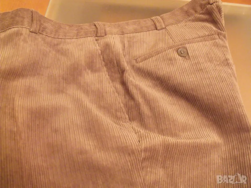 Бежов панталон от ситно кадифе, снимка 1
