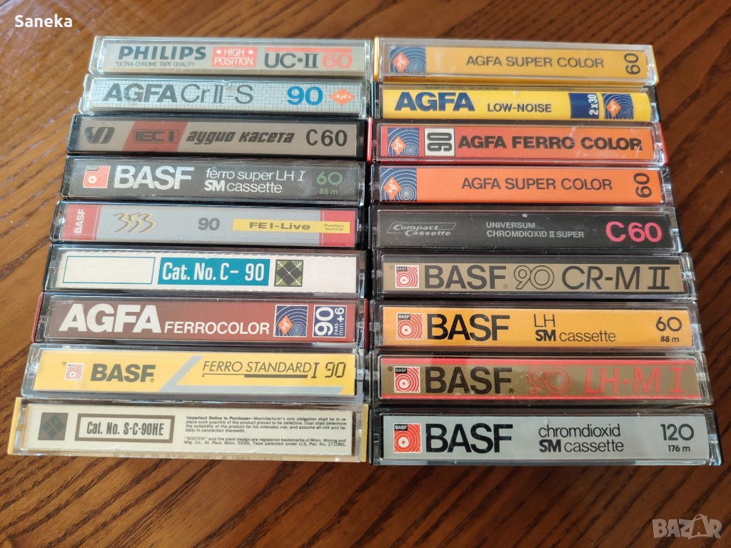 AGFA,BASF,Scotch,PHILIPS,UNIVERSUM, 60,90,120, снимка 1