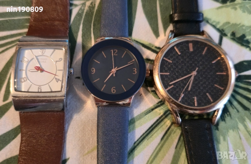 Лот от 3 Дамски Кварцови Часовника , снимка 1