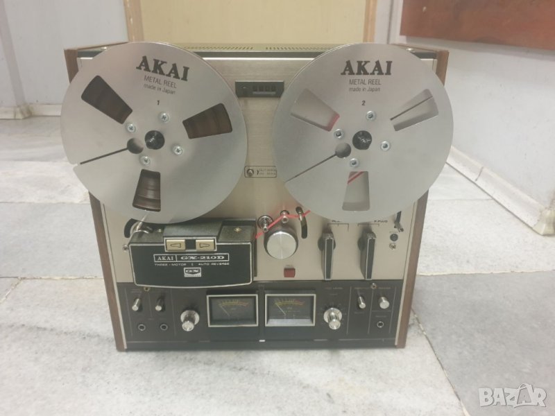 Ролков магнетофон Akai GX 210D Всичко по магнетофона работи. Автореверс. , снимка 1