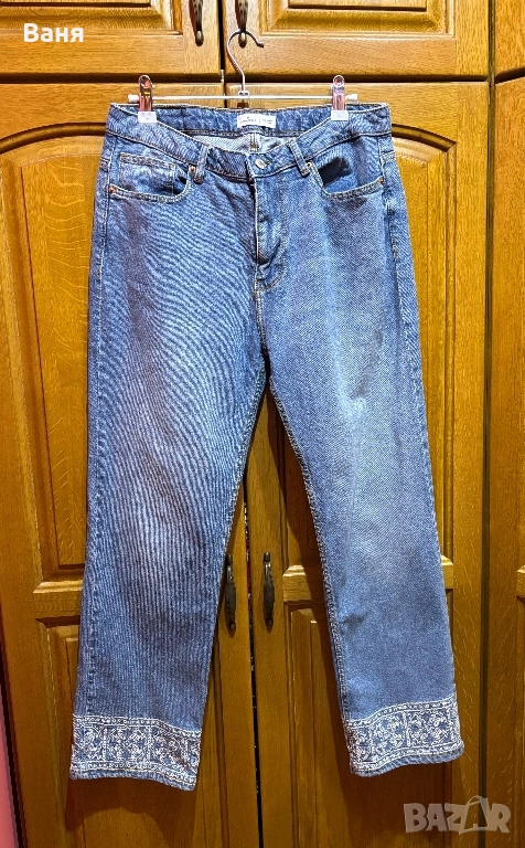 Дънки с бродерия springfield, снимка 1