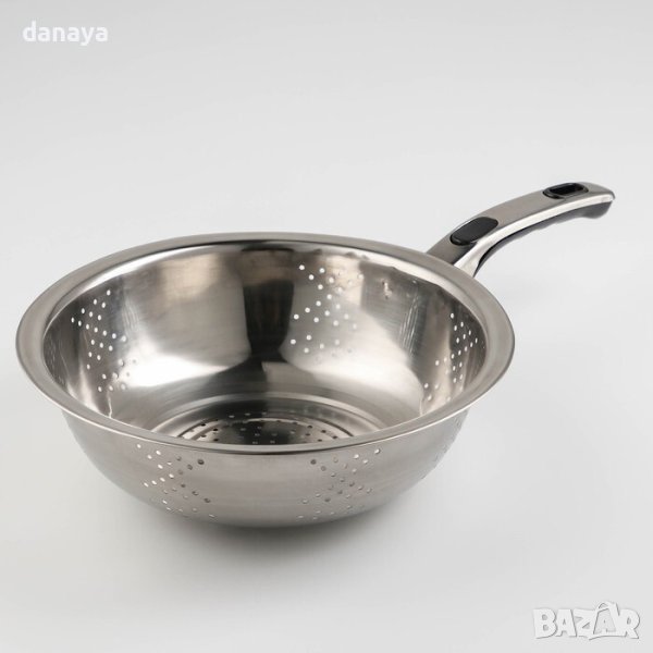 4058 Метален гевгир с дълга дръжка, снимка 1