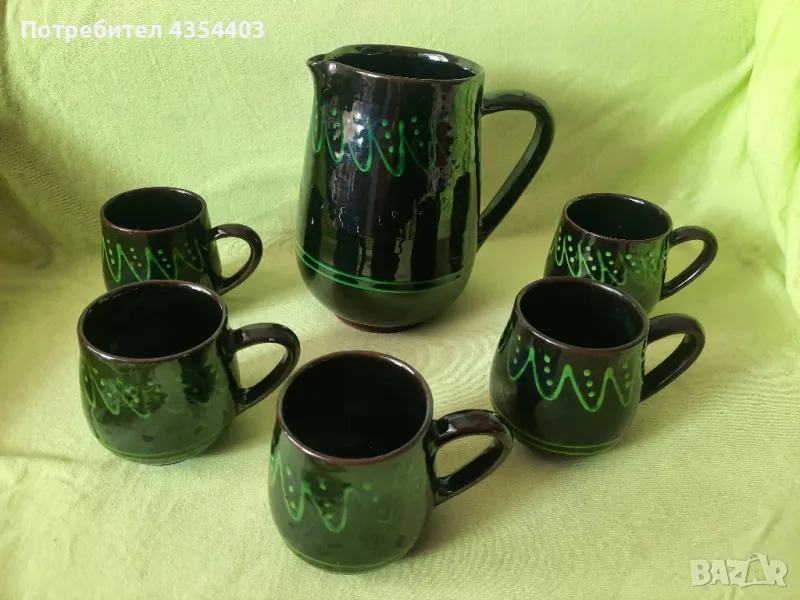 Керамичен сервиз от миналия век – 6 части, снимка 1