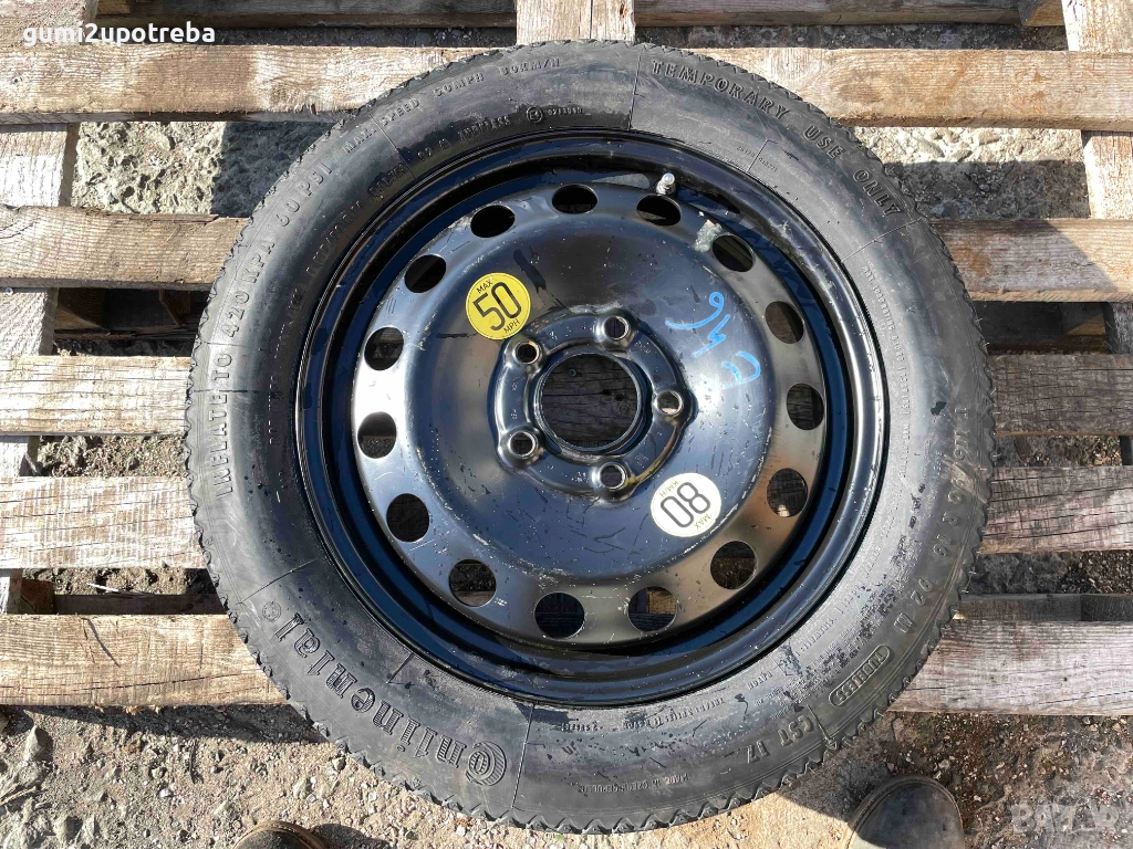 16 резервна джанта патерица 5х120 BMW E46 E81 115/90/16, снимка 1