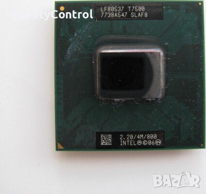 Процесор за лаптоп - Intel Core 2 Duo T7500 - 2.20GHz (Merom, 800MHz, 4MB Level-2 cache), снимка 1