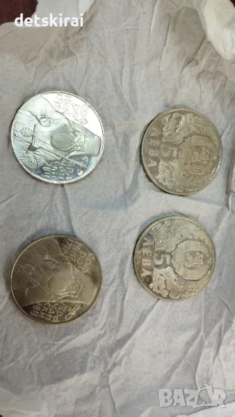 5лв 1989г 250г от рождението на Софроний Врачански , снимка 1