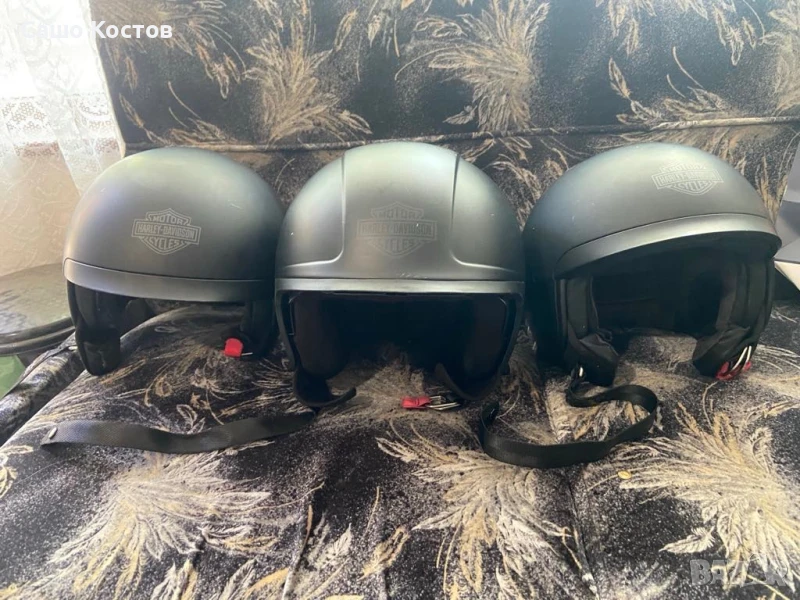 3 броя каски Harley-Davidson, снимка 1