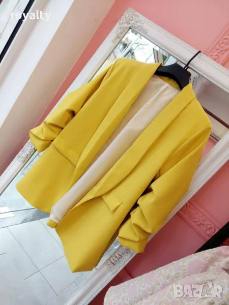 Жълто пролетно сако , снимка 1