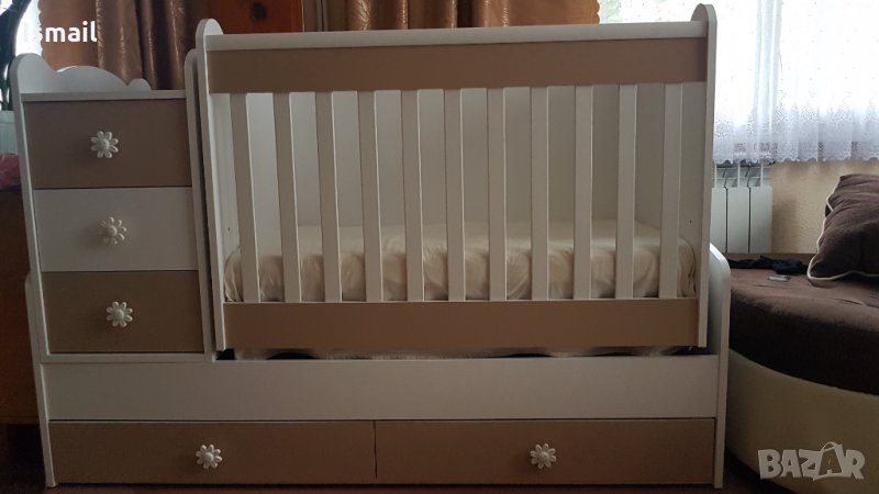 Детско трансформиращо се легло- люлка 3 в 1, снимка 1