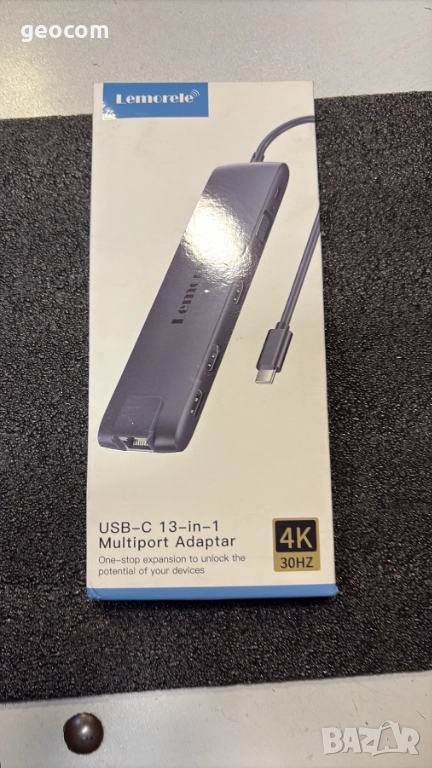 Lemorele 13in1 USB Type-C HUB (Нов.G-Lan.D-SUB,USB,SD/MMC,Type-C), снимка 1